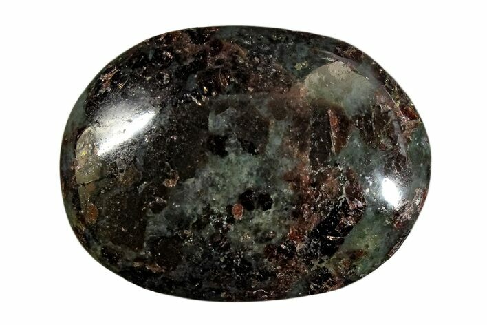 Polished Garnetite (Garnet) Pebble - Madagascar #171752